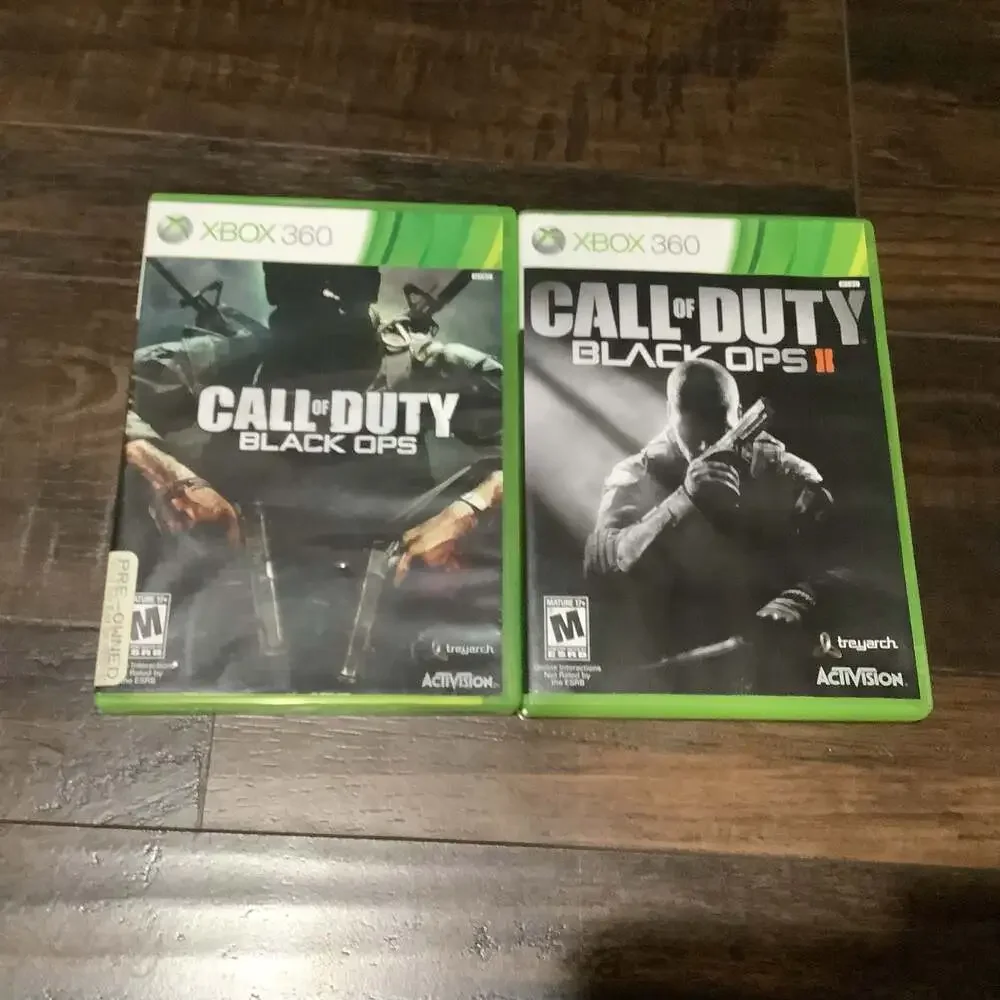 Call of Duty: Black Ops and Call of Duty: Black Ops II Xbox 360